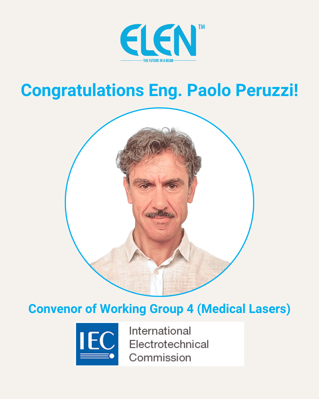 Convenor of Working Group 4 ( Medical Laser)
